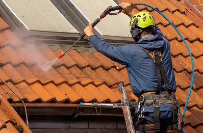Démoussage et hydrofuge de toiture à Issenheim